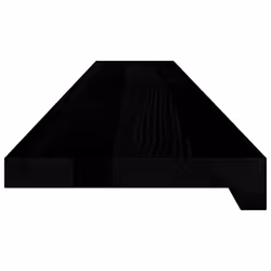 vidaXL Window Sills Window Ledge Window Board 2 pcsÂ Untreated Solid Wood Oak - dark brown, 120 x 20 x 2 cm - Additional view 4