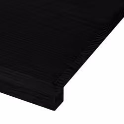 vidaXL Window Sills Window Ledge Window Board 2 pcsÃÂ Untreated Solid Wood Oak - dark brown, 70 x 40 x 2 cm - Additional view 7