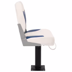 vidaXL Foldable Boat Seat Set 2 Piece Canoe Seat Kayak Seat Blue and White - Additional view 4