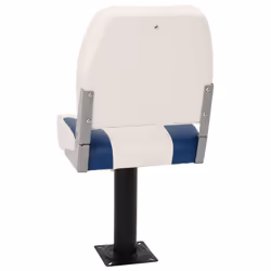 vidaXL Foldable Boat Seat Set 2 Piece Canoe Seat Kayak Seat Blue and White - Additional view 6