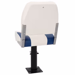 vidaXL Foldable Boat Seat Set 2 Piece Canoe Seat Kayak Seat Blue and White - Additional view 6