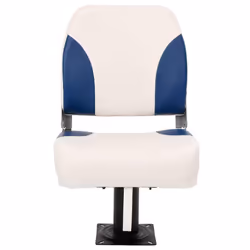 vidaXL Foldable Boat Seat Set 4 Piece Canoe Seat Kayak Seat Blue and White - Additional view 2