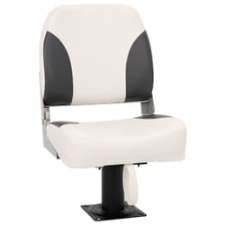 vidaXL Foldable Boat Seat Set 2 Piece Low Backrest & Fixing Strap Canoe Seat