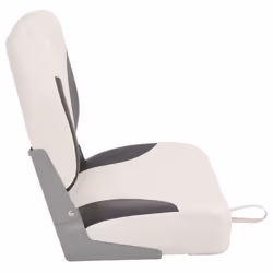 vidaXL Boat Seat Foldable Backrest with Blue-white Pillow Kayak Canoe Seat - 2 pcs - Additional view 4
