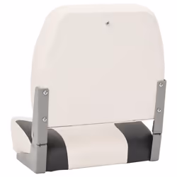 vidaXL Boat Seat Foldable Backrest with Blue-white Pillow Kayak Canoe Seat - 2 pcs - Additional view 5