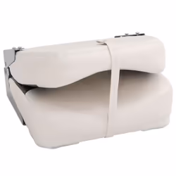 vidaXL Boat Seat Foldable Backrest with Blue-white Pillow Kayak Canoe Seat - 2 pcs - Additional view 8