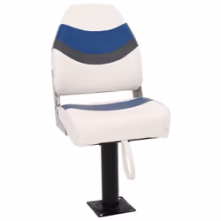 vidaXL Foldable Boat Seat Set 2 Piece Canoe Seat Kayak Seat High Backrest