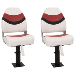 vidaXL Foldable Boat Seat Set 4 Piece Canoe Seat Kayak Seat High Backrest