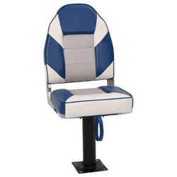 vidaXL Foldable Boat Seat Set 2 Piece Canoe Seat Kayak Seat High Backrest