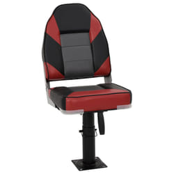 vidaXL Foldable Boat Seat Set 2 Piece Canoe Seat Kayak Seat High Backrest
