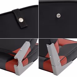 vidaXL Foldable Boat Seat Set 4 Piece Canoe Seat Kayak Seat High Backrest - Additional view 10