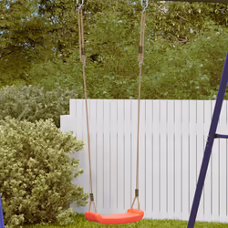 VidaXL Outdoor Swing Seat for Kids Single with Adjustable Rope Red