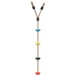 VidaXL Disc Rope Swing for Kids with 4 Treads Multicolour