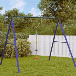 VidaXL Disc Rope Swing for Kids with 4 Treads Multicolour