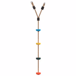 VidaXL Disc Rope Swing for Kids with 4 Treads Multicolour - Additional view 6