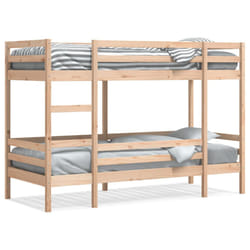 vidaXL Bunk Bed Loft Bed Bedroom Kids Bed Frame 80x200 cm Solid Wood Pine