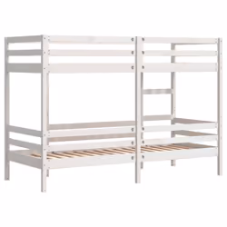 vidaXL Bunk Bed Loft Bed Bedroom Bed Frame White 80x200 cm Solid Wood Pine - Additional view 6