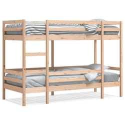 vidaXL Bunk Bed Loft Bed Bedroom Kids Bed Frame 90x190 cm Solid Wood Pine