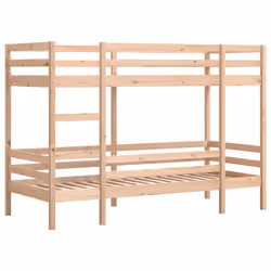 vidaXL Bunk Bed Loft Bed Bedroom Kids Bed Frame 90x190 cm Solid Wood Pine