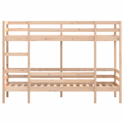 vidaXL Bunk Bed Loft Bed Bedroom Kids Bed Frame 90x190 cm Solid Wood Pine - Additional view 4