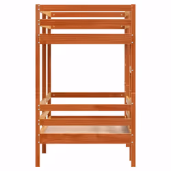vidaXL Bunk Bed Loft Bed Kids Bed Frame Wax Brown 90x190 cm Solid Wood Pine - Additional view 5