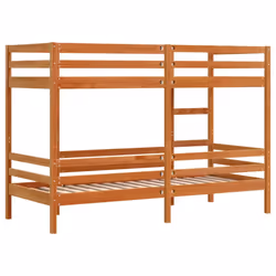 vidaXL Bunk Bed Loft Bed Kids Bed Frame Wax Brown 90x190 cm Solid Wood Pine - Additional view 6