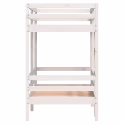 vidaXL Bunk Bed Loft Bed Bedroom Bed Frame White 75x190 cm Solid Wood Pine - Additional view 5