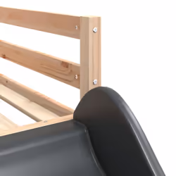 vidaXL Bunk Bed with Slide and Ladder Loft Bed Frame 90x200 cm Solid Wood Pine - Additional view 8