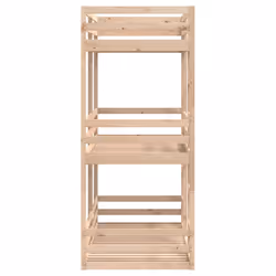 vidaXL Triple Bunk Bed Loft Bed Bedroom Bed Frame 80x200 cm Solid Wood Pine - Additional view 5