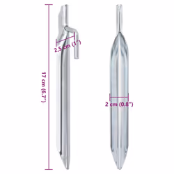 vidaXL Tent Pegs Ground Peg Camping Peg 24 pcs V-shaped Peg Galvanised Steel - 17 cm - Additional view 5