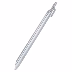 vidaXL Tent Pegs Ground Peg Camping Peg 24 pcs V-shaped Peg Galvanised Steel - 25 cm
