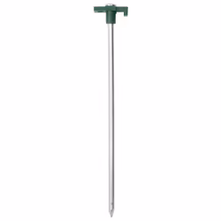 vidaXL Tent Pegs Ground Peg Camping Peg Ground Stake Galvanised Steel and PP - 24 pcs