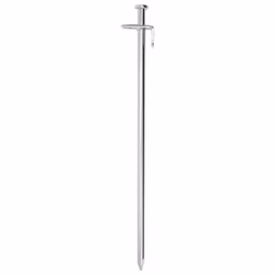 vidaXL Tent Pegs Ground Peg Camping Peg 24 pcs 30 cm 8 mm Galvanised Steel - 30 cm - Additional view 2
