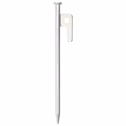 vidaXL Tent Pegs Ground Peg Camping Peg 24 pcs 20 cm 9 mm Galvanised Steel