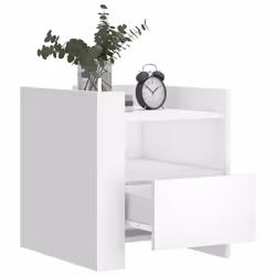VidaXL 848276 nightstand/bedside table White