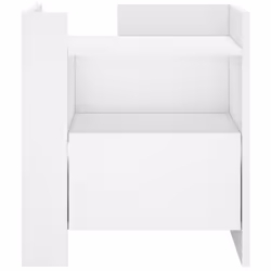 VidaXL 848276 nightstand/bedside table White - Additional view 4