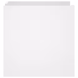 VidaXL 848276 nightstand/bedside table White - Additional view 5