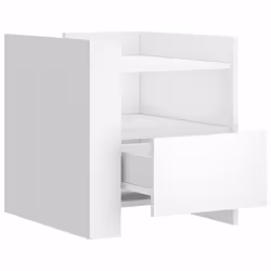 VidaXL 848276 nightstand/bedside table White - Additional view 7