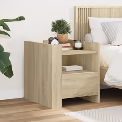 VidaXL 848278 nightstand/bedside table Oak