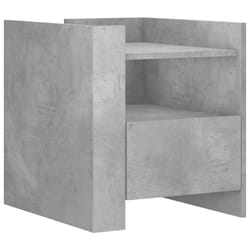 VidaXL 848279 nightstand/bedside table Concrete colour