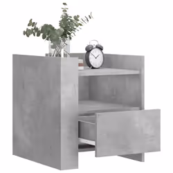 VidaXL 848279 nightstand/bedside table Concrete colour