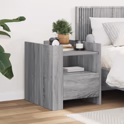 VidaXL 848281 nightstand/bedside table Oak