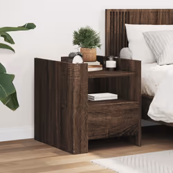 VidaXL 848282 nightstand/bedside table Oak