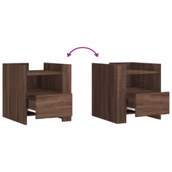 VidaXL 848282 nightstand/bedside table Oak - Additional view 8