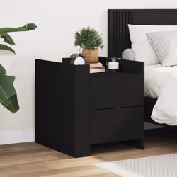 VidaXL 848284, Black, Wood, 30 kg, 5 kg, 450 mm, 500 mm