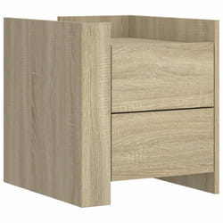 VidaXL 848285 nightstand/bedside table Oak