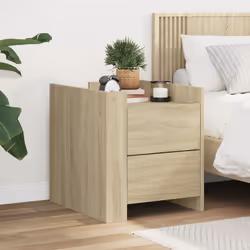 VidaXL 848285 nightstand/bedside table Oak