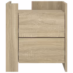 VidaXL 848285 nightstand/bedside table Oak - Additional view 4
