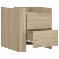 VidaXL 848285 nightstand/bedside table Oak - Additional view 7