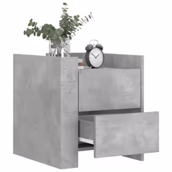 VidaXL 848286 nightstand/bedside table Concrete colour